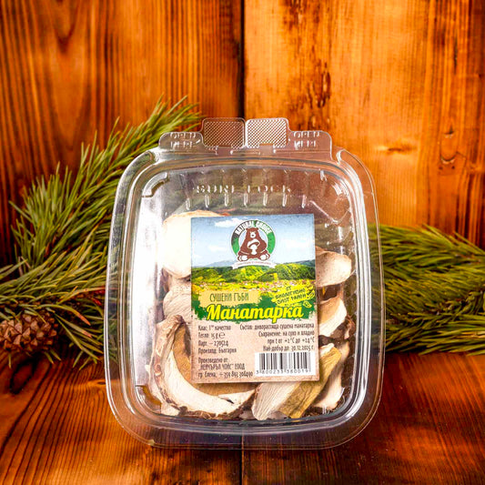 НАТУРАЛНО СУШЕНА ГЪБА МАНАТАРКА