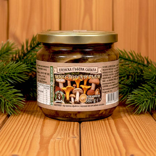 ЕЛЕНСКА ГЪБЕНА САЛАТА МИКС ОТ ГОРСКИ ГЪБИ